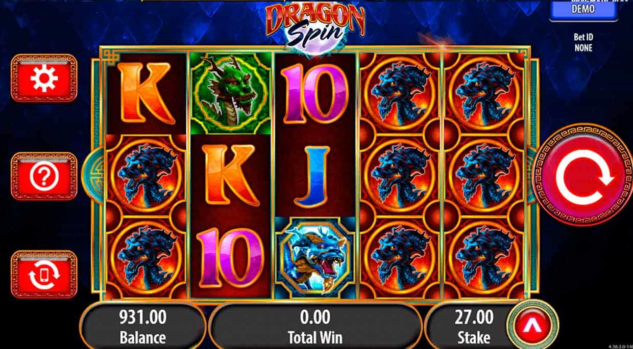 Dragon Hot Hold and Spin logo