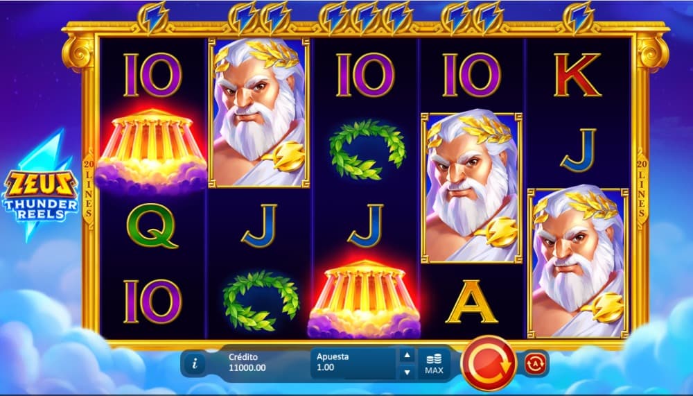 Zeus: Thunder Reels logo